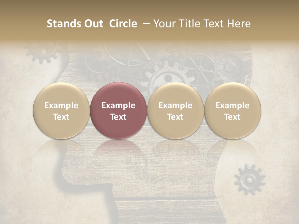 Technology Vintage Male PowerPoint Template