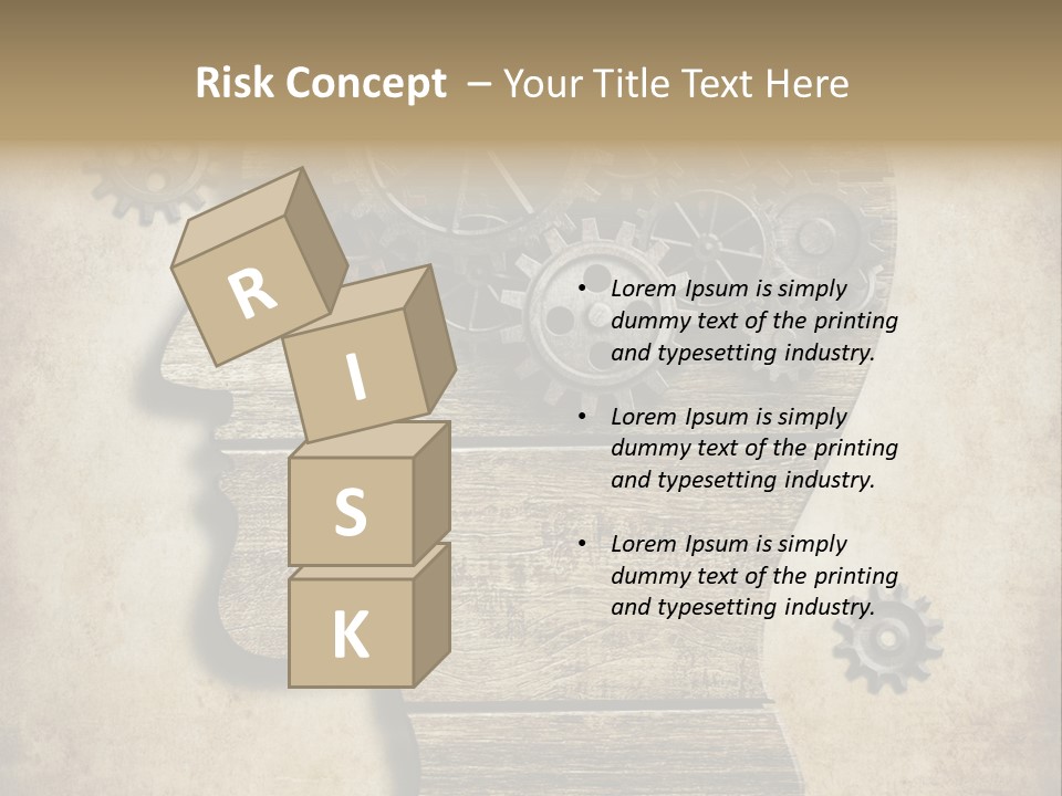 Technology Vintage Male PowerPoint Template