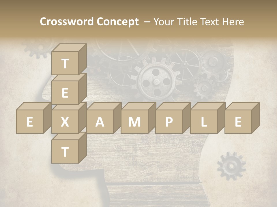 Technology Vintage Male PowerPoint Template