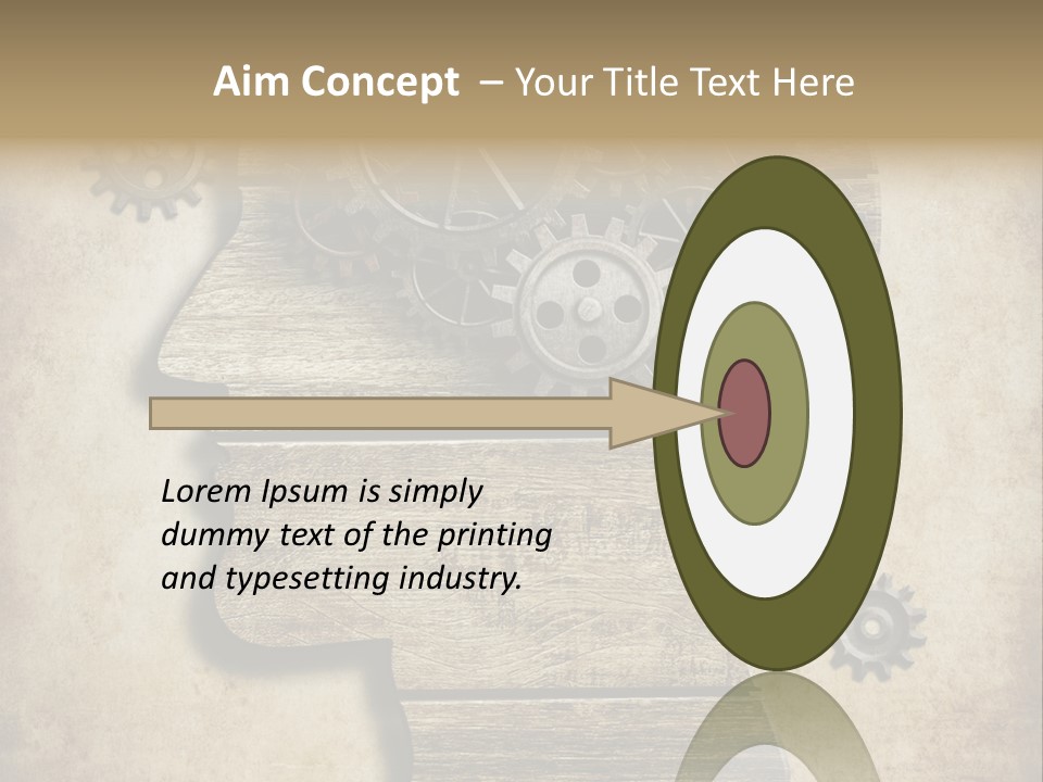 Technology Vintage Male PowerPoint Template