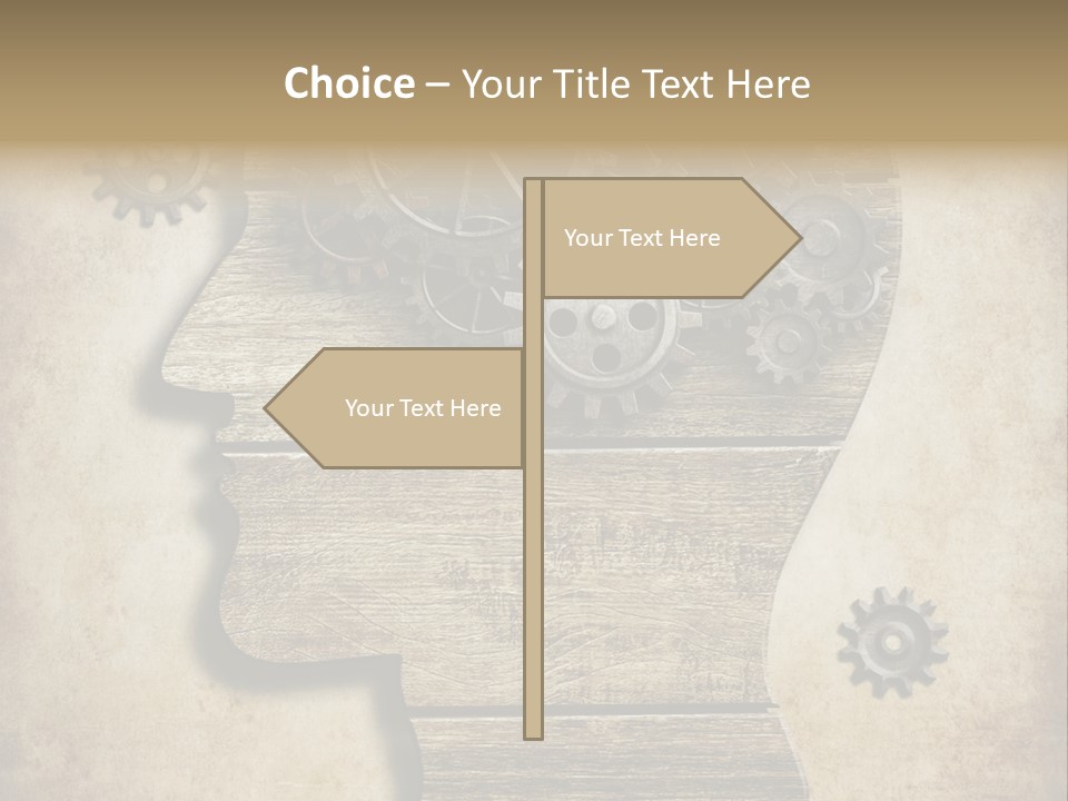 Technology Vintage Male PowerPoint Template