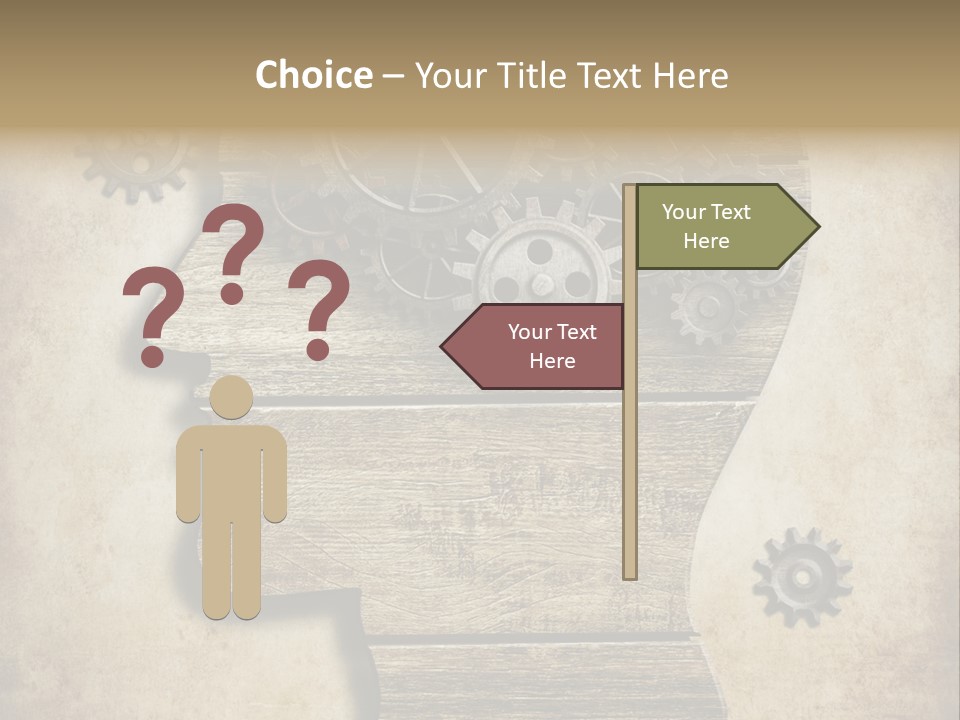 Technology Vintage Male PowerPoint Template