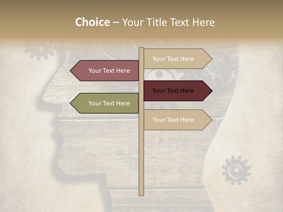 Technology Vintage Male PowerPoint Template