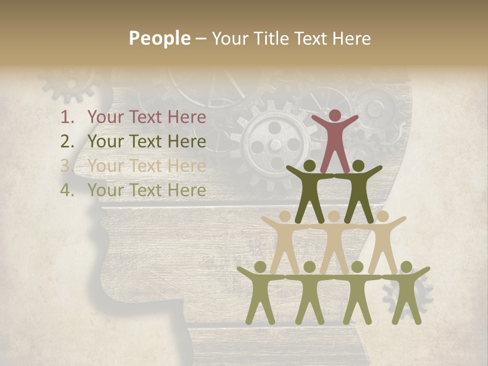 Technology Vintage Male PowerPoint Template