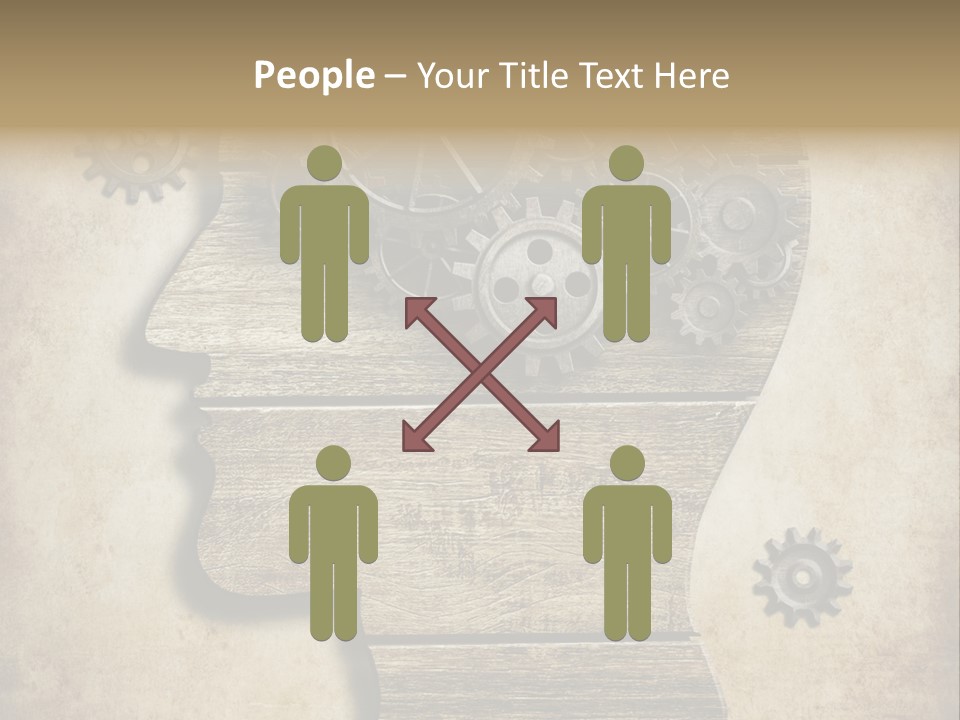 Technology Vintage Male PowerPoint Template