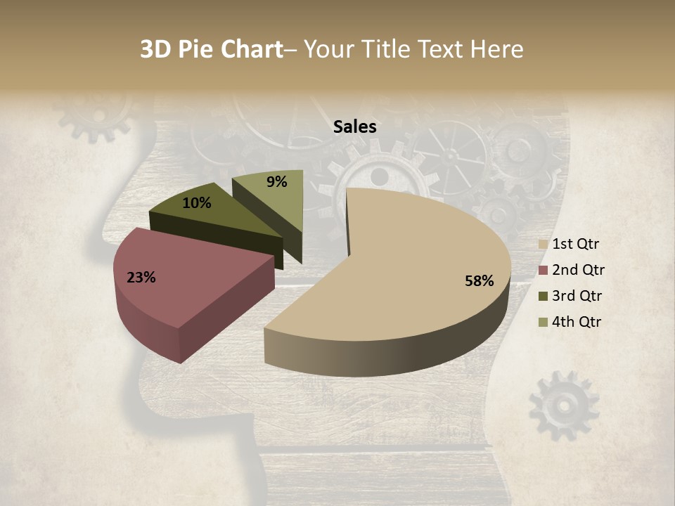 Technology Vintage Male PowerPoint Template