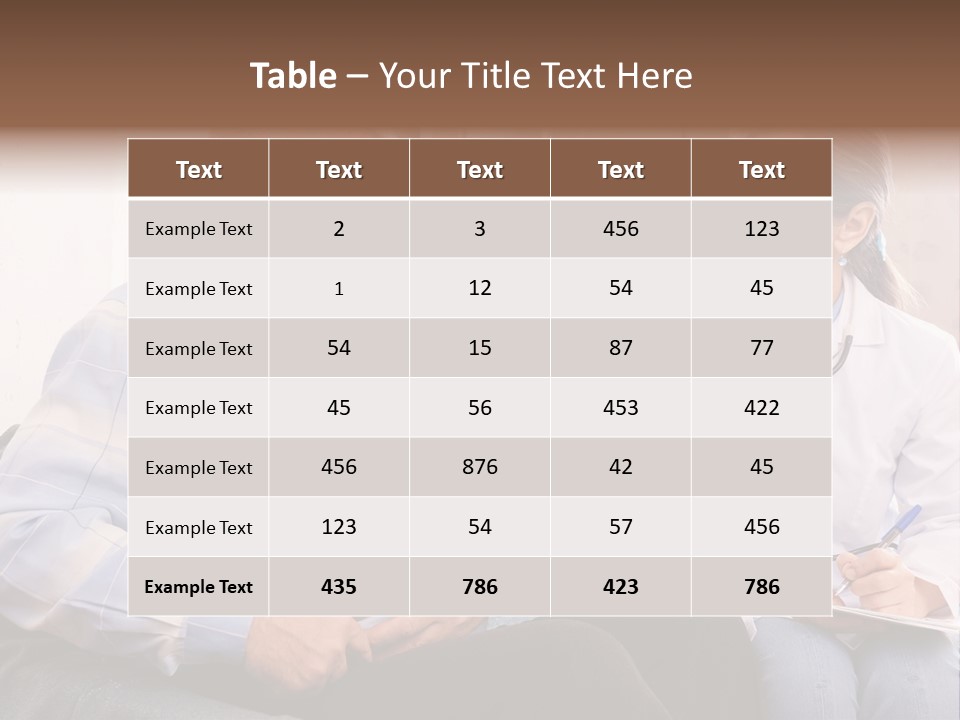 Patient Man Indoors PowerPoint Template