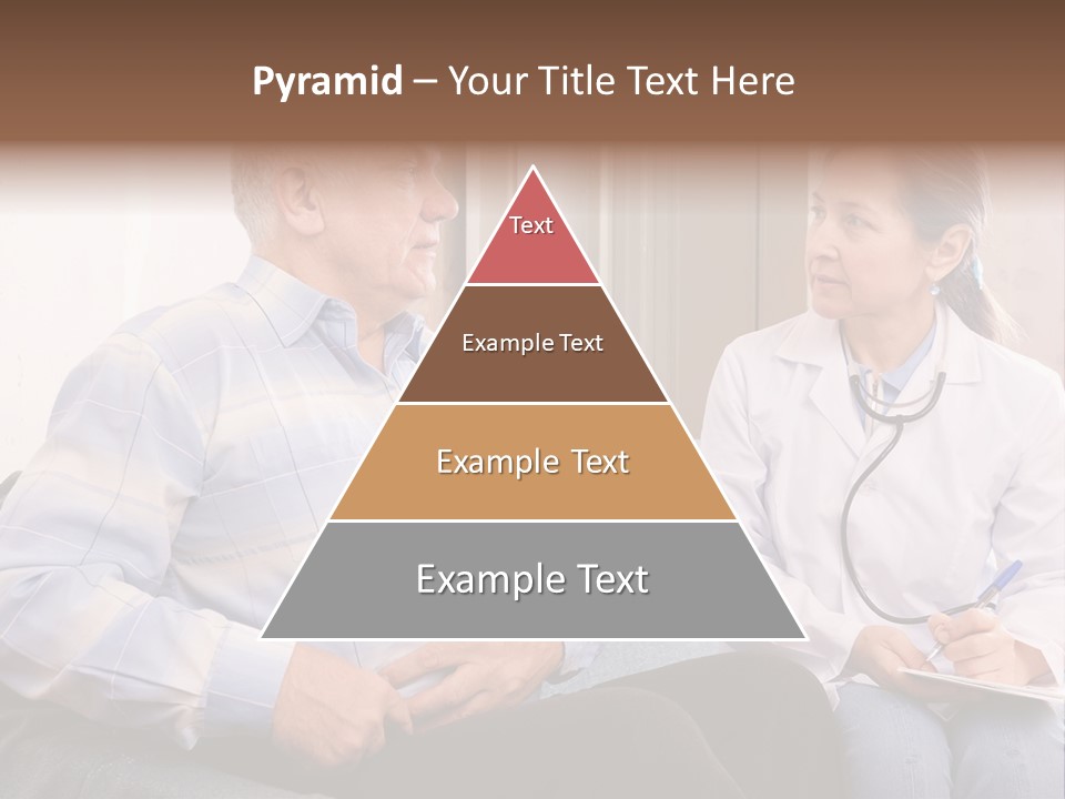 Patient Man Indoors PowerPoint Template