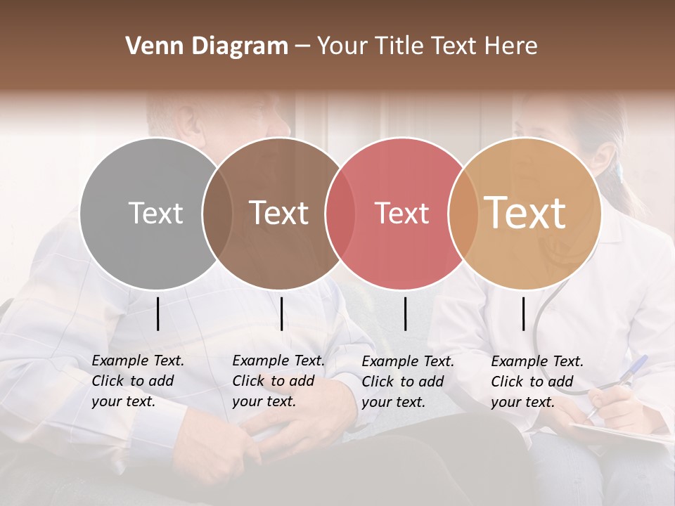 Patient Man Indoors PowerPoint Template