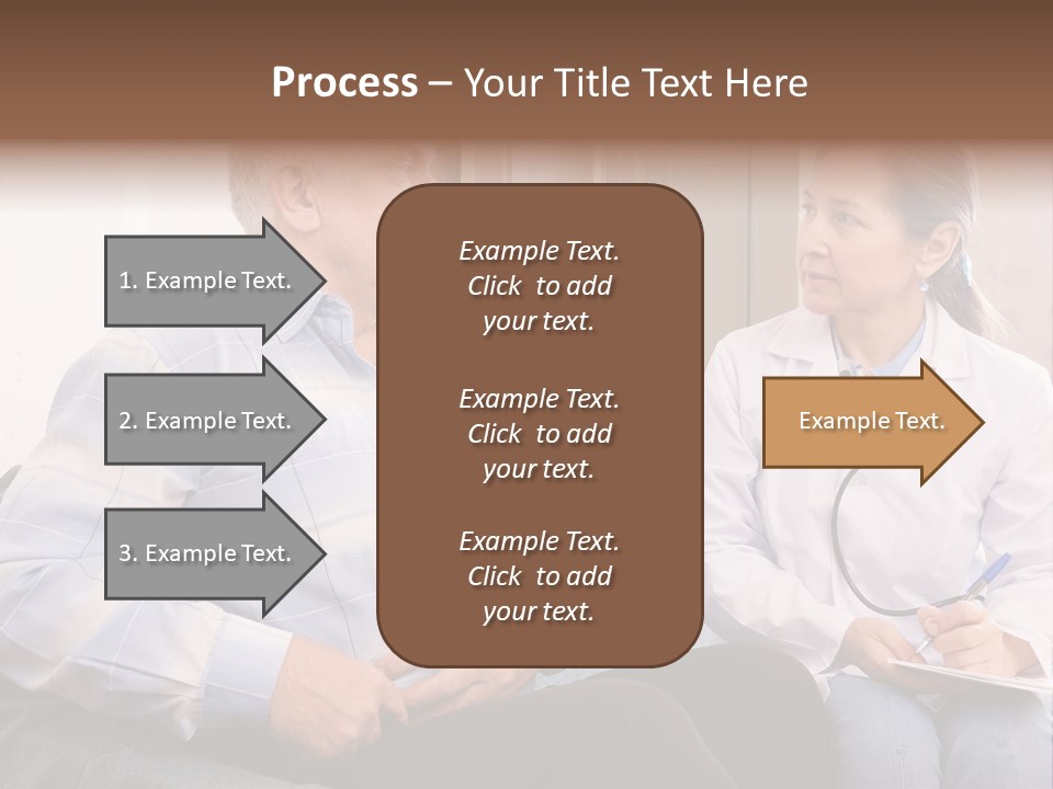 Patient Man Indoors PowerPoint Template