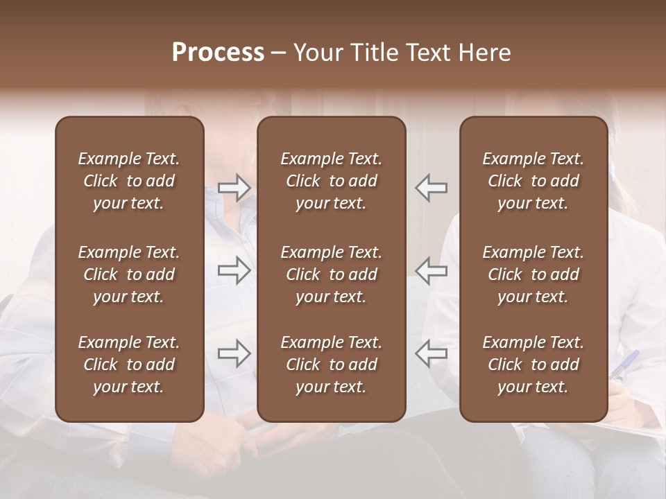 Patient Man Indoors PowerPoint Template