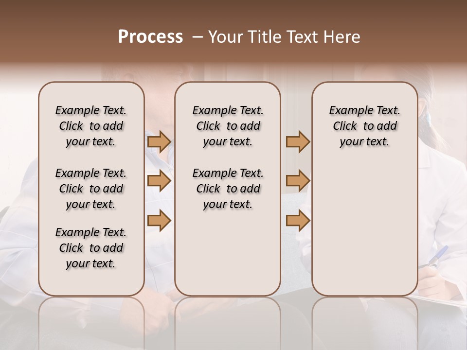 Patient Man Indoors PowerPoint Template