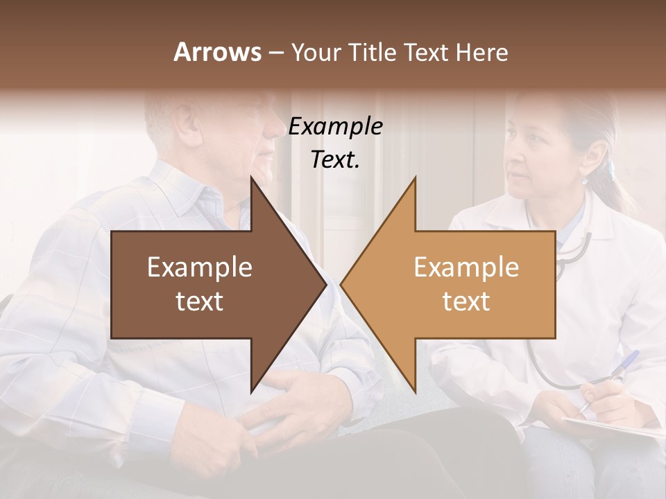 Patient Man Indoors PowerPoint Template