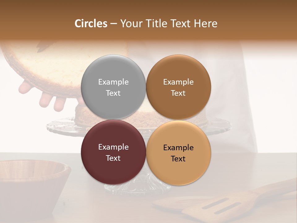 Pastry Sponge Sponge Cake PowerPoint Template