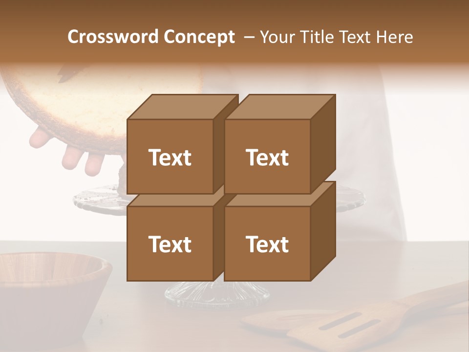 Pastry Sponge Sponge Cake PowerPoint Template