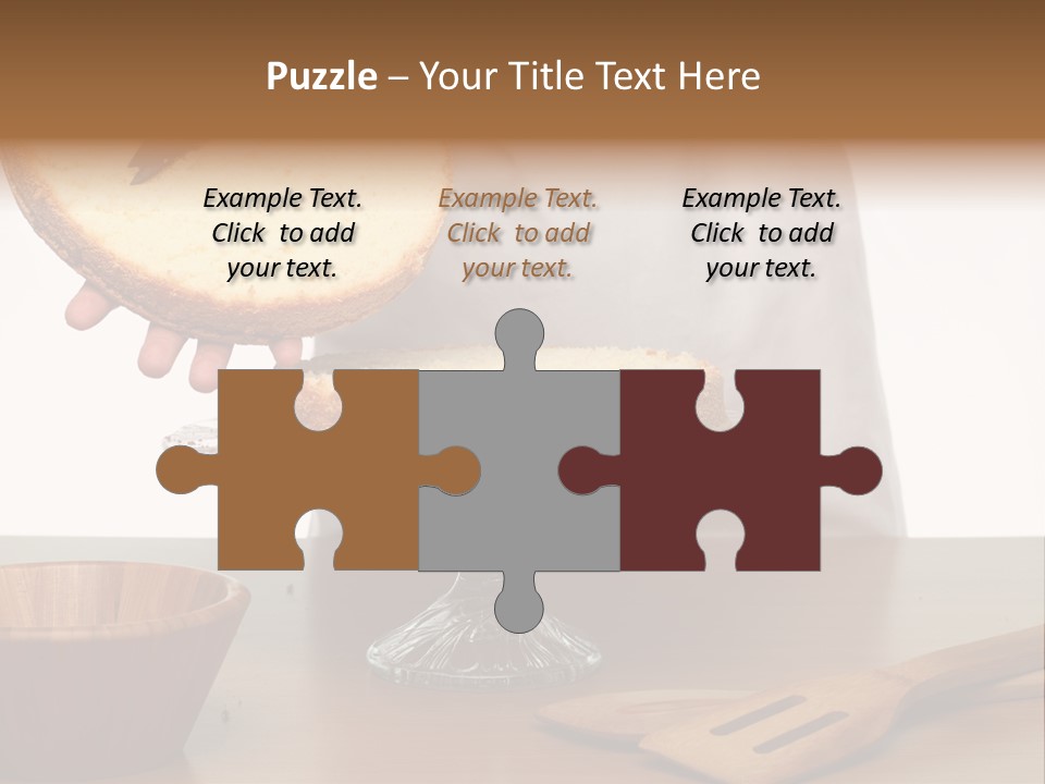 Pastry Sponge Sponge Cake PowerPoint Template