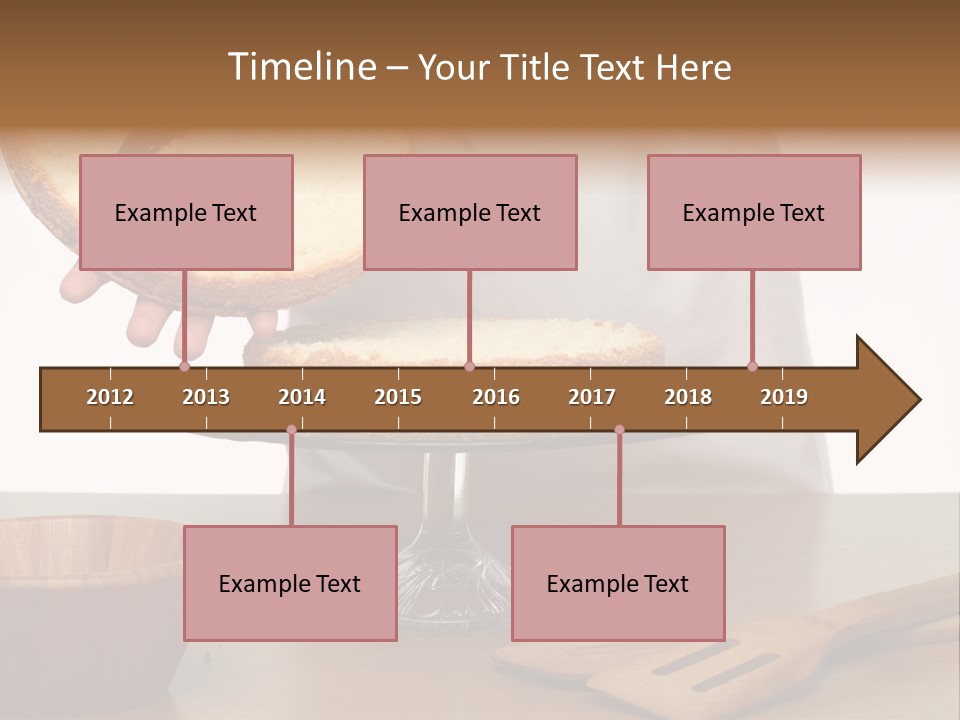 Pastry Sponge Sponge Cake PowerPoint Template