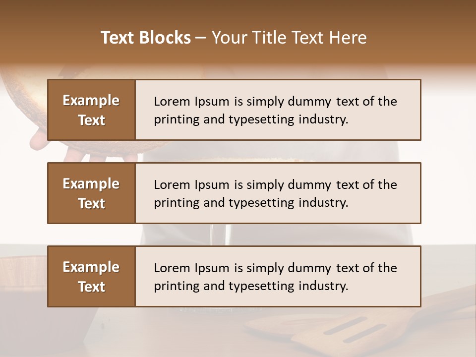 Pastry Sponge Sponge Cake PowerPoint Template