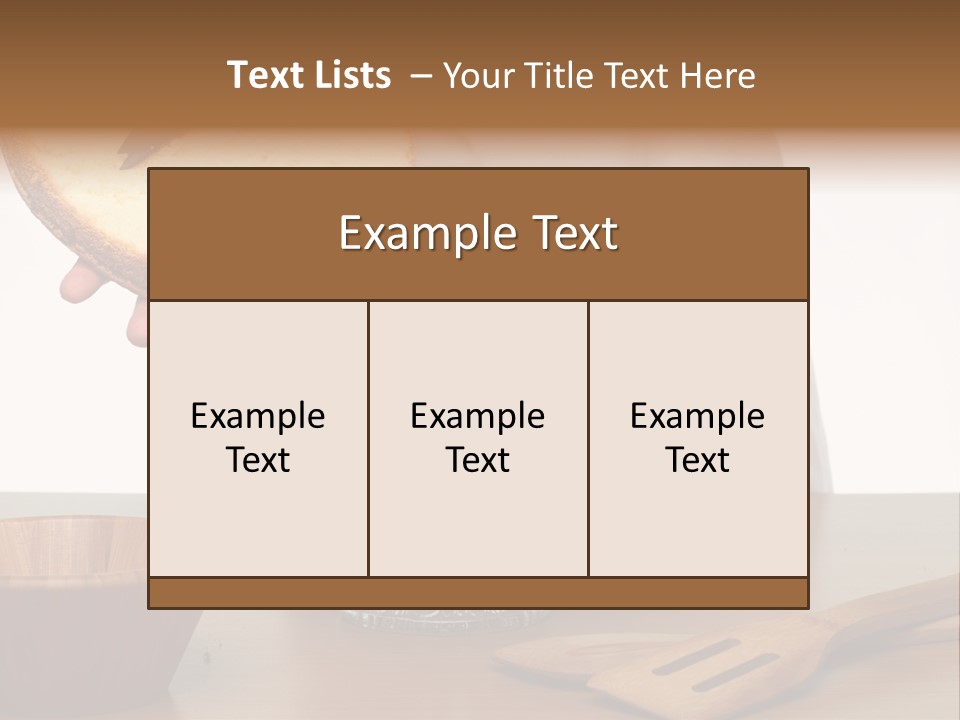 Pastry Sponge Sponge Cake PowerPoint Template