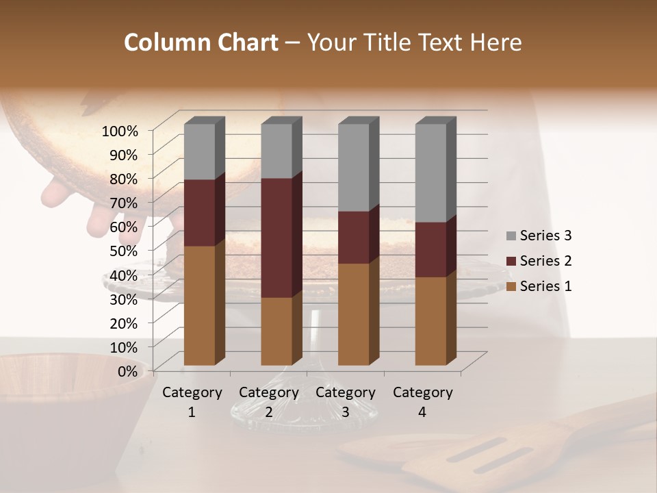 Pastry Sponge Sponge Cake PowerPoint Template