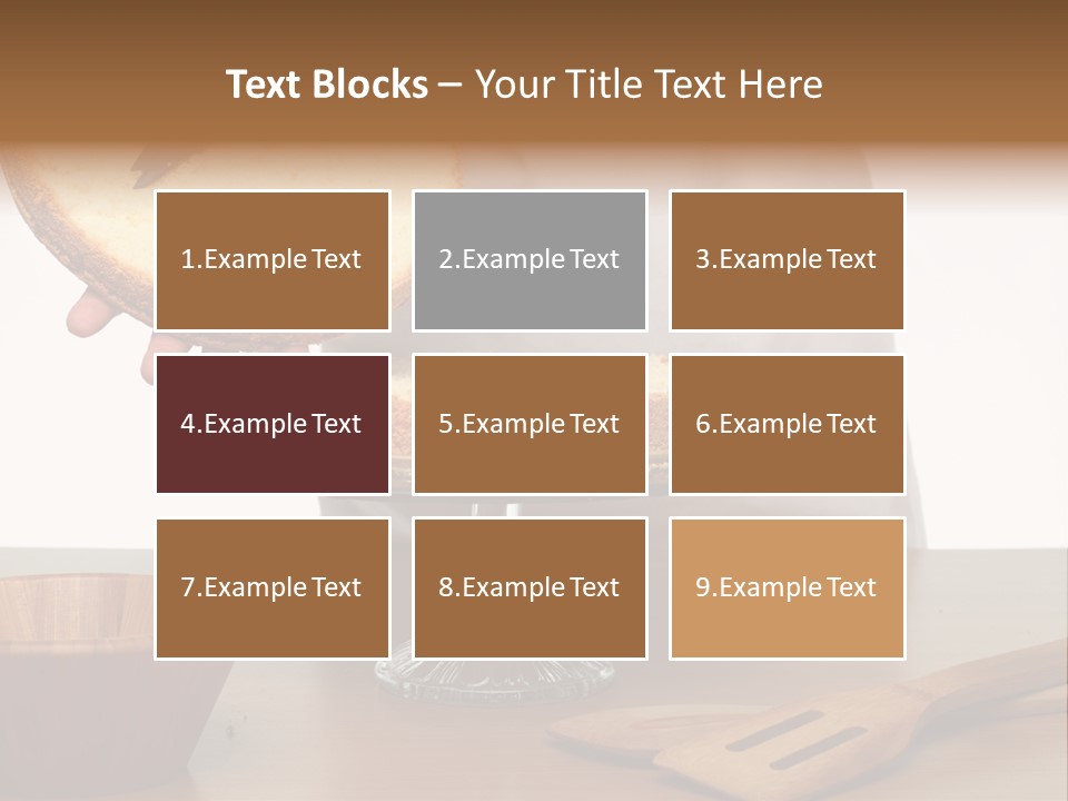 Pastry Sponge Sponge Cake PowerPoint Template