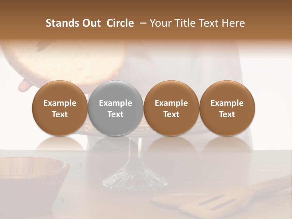 Pastry Sponge Sponge Cake PowerPoint Template