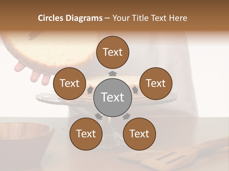 Pastry Sponge Sponge Cake PowerPoint Template