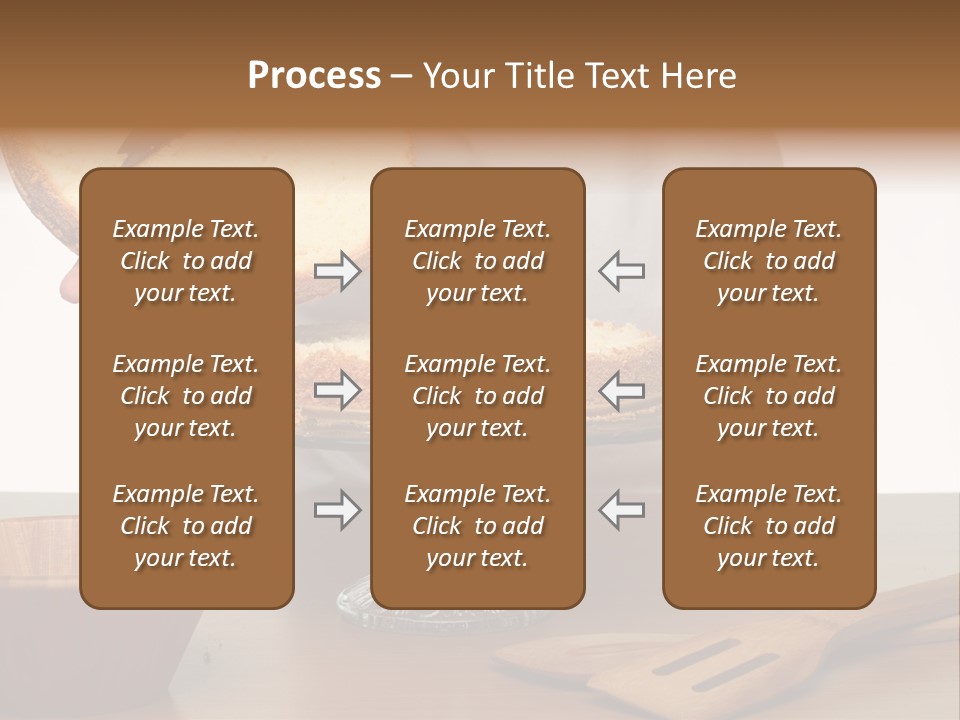 Pastry Sponge Sponge Cake PowerPoint Template