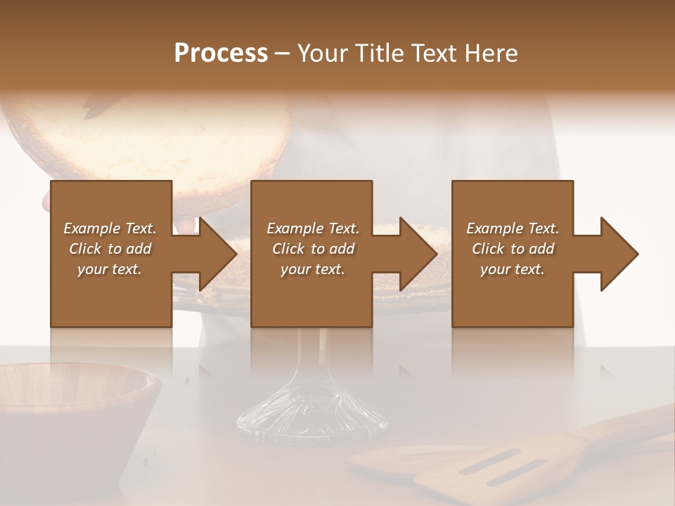 Pastry Sponge Sponge Cake PowerPoint Template