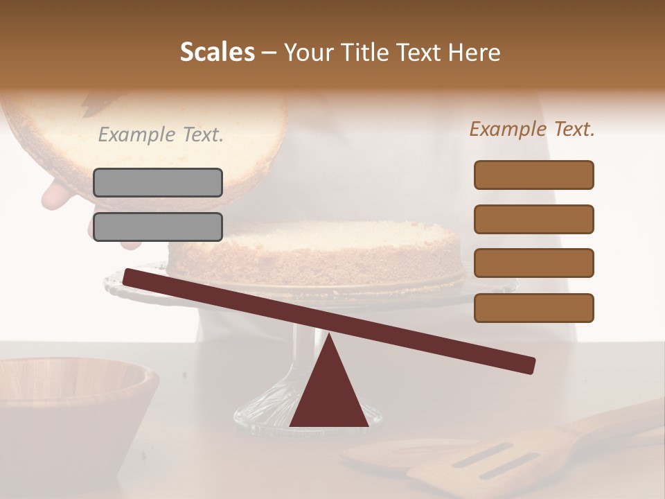 Pastry Sponge Sponge Cake PowerPoint Template