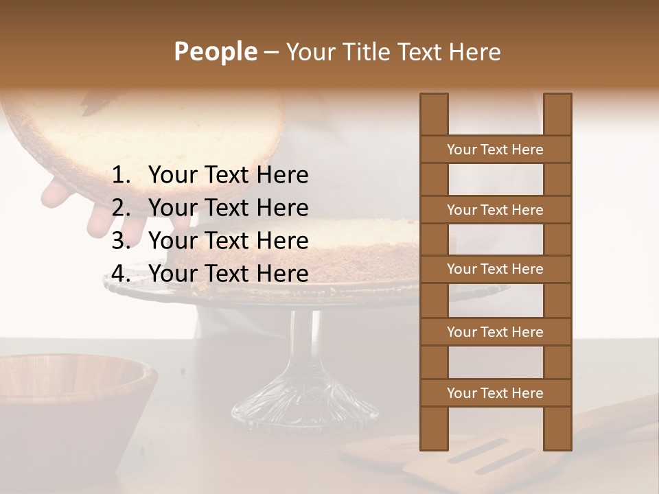 Pastry Sponge Sponge Cake PowerPoint Template