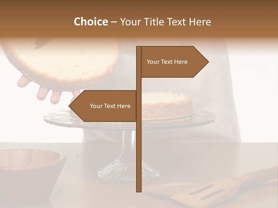 Pastry Sponge Sponge Cake PowerPoint Template