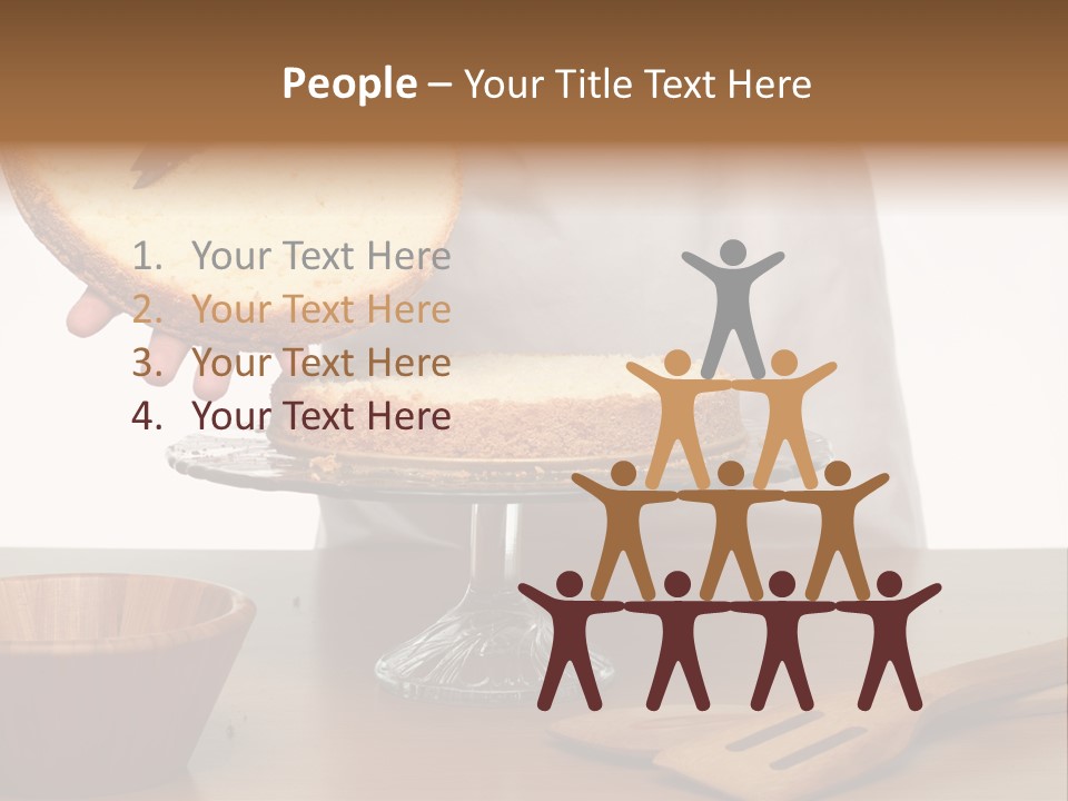 Pastry Sponge Sponge Cake PowerPoint Template