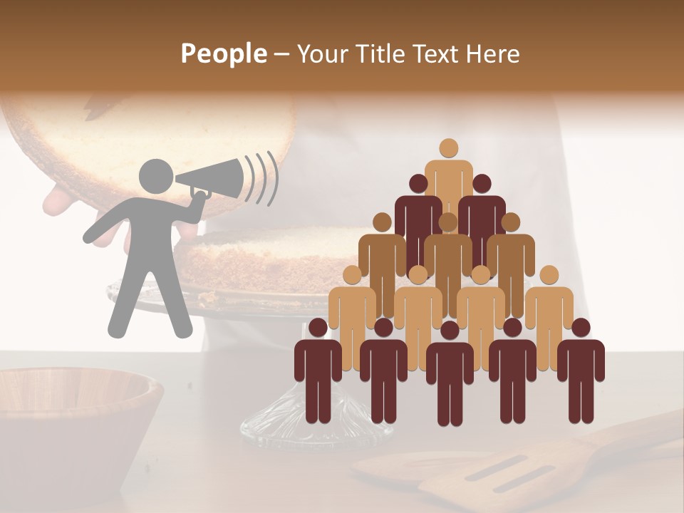 Pastry Sponge Sponge Cake PowerPoint Template