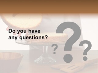 Pastry Sponge Sponge Cake PowerPoint Template