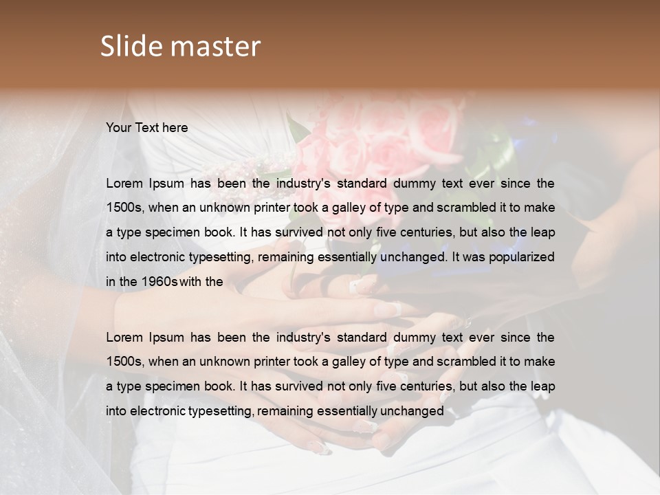 Beginnings Hugging Couple PowerPoint Template