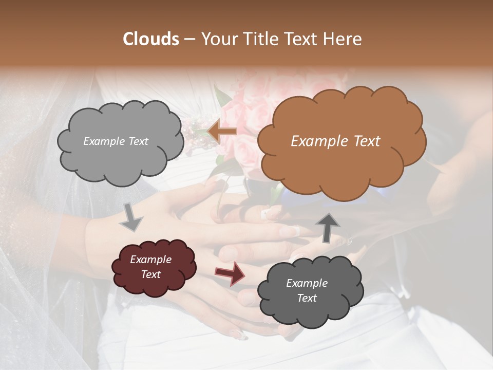Beginnings Hugging Couple PowerPoint Template