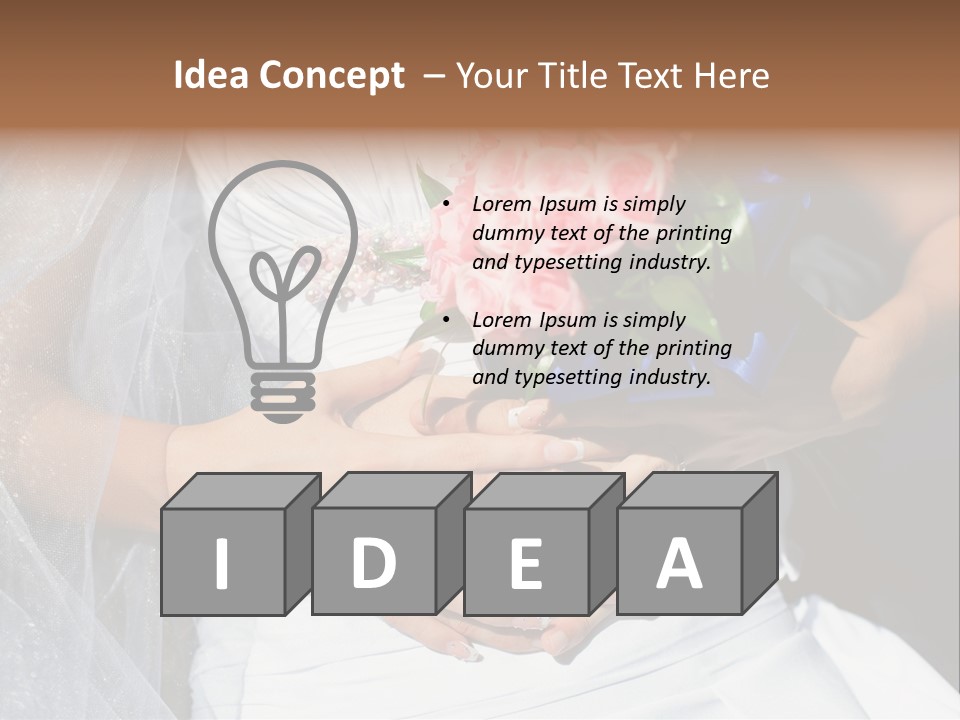 Beginnings Hugging Couple PowerPoint Template