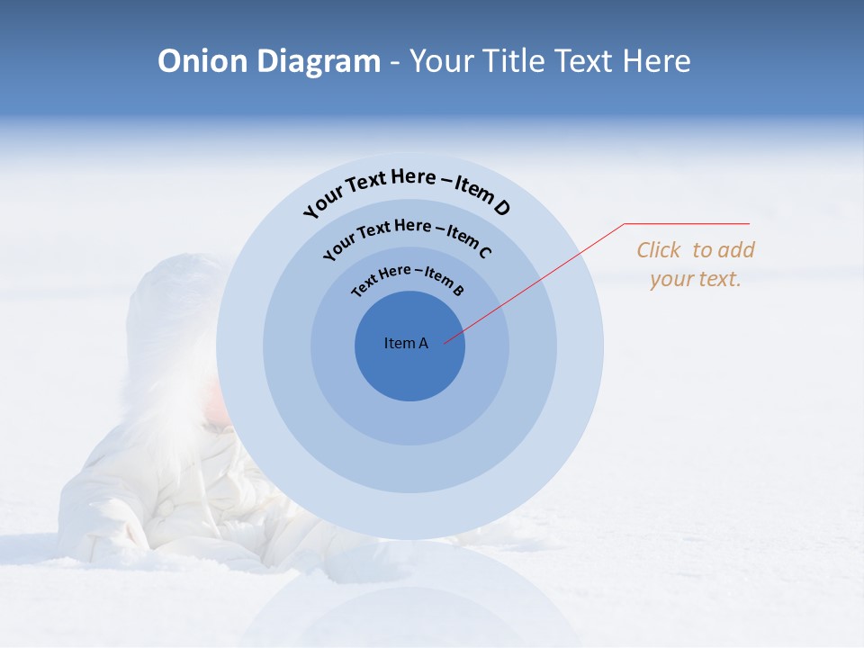 Cold Blue Childhood PowerPoint Template