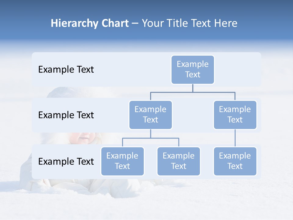 Cold Blue Childhood PowerPoint Template