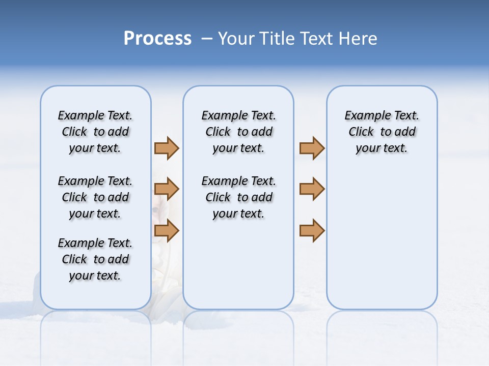 Cold Blue Childhood PowerPoint Template