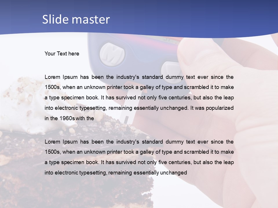 Healthcare And Medicine Human Hand Warning Sign PowerPoint Template