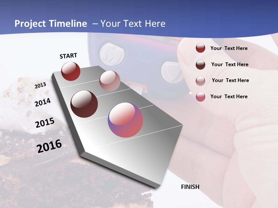 Healthcare And Medicine Human Hand Warning Sign PowerPoint Template