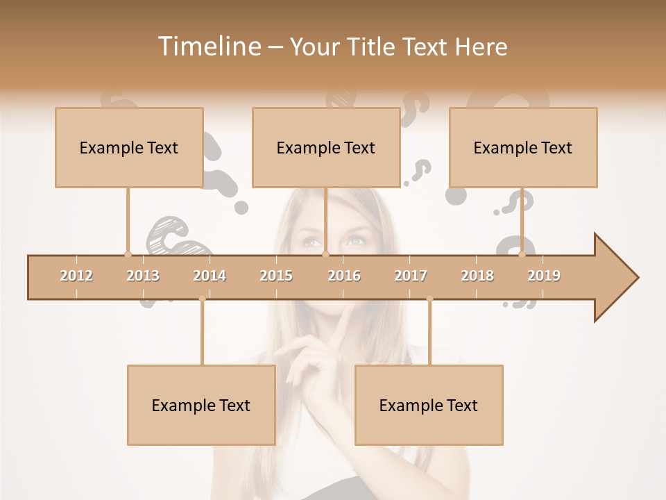 White Making Achievement PowerPoint Template