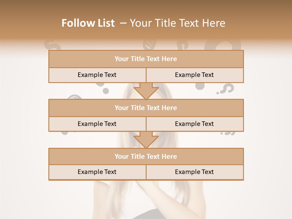 White Making Achievement PowerPoint Template