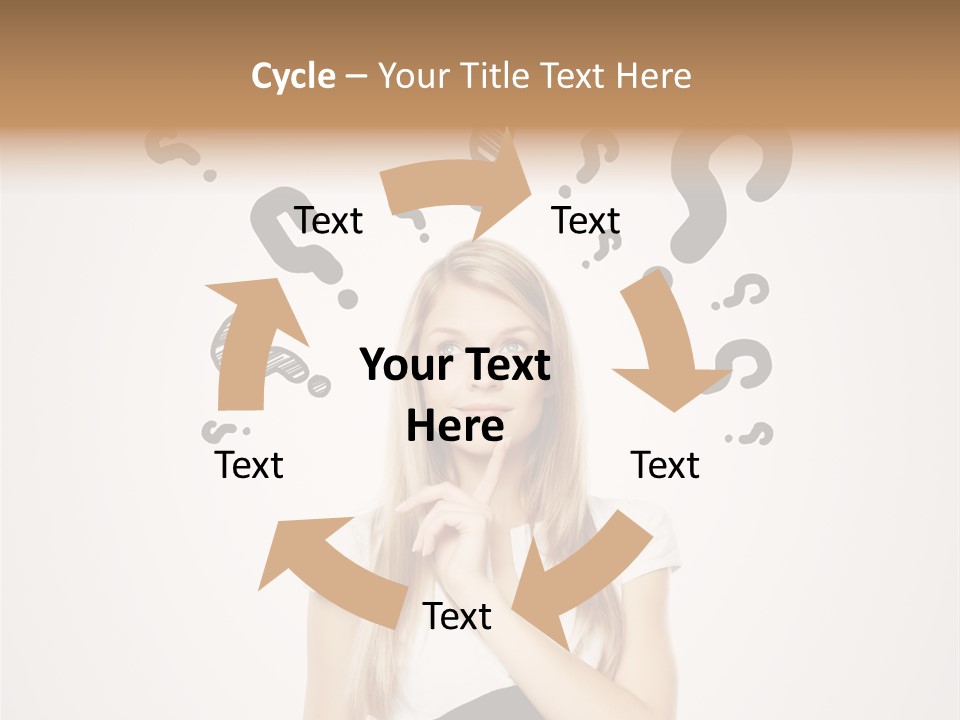 White Making Achievement PowerPoint Template