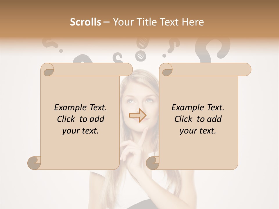 White Making Achievement PowerPoint Template