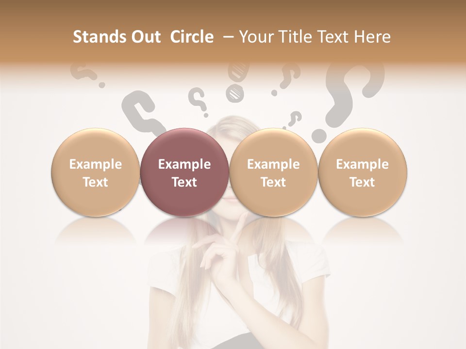 White Making Achievement PowerPoint Template