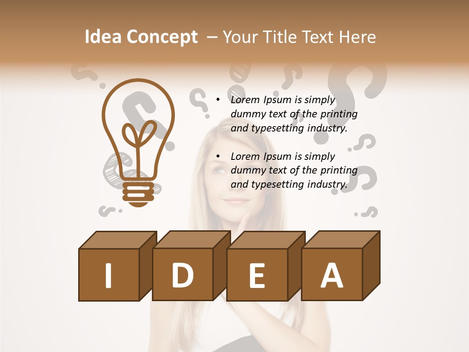 White Making Achievement PowerPoint Template