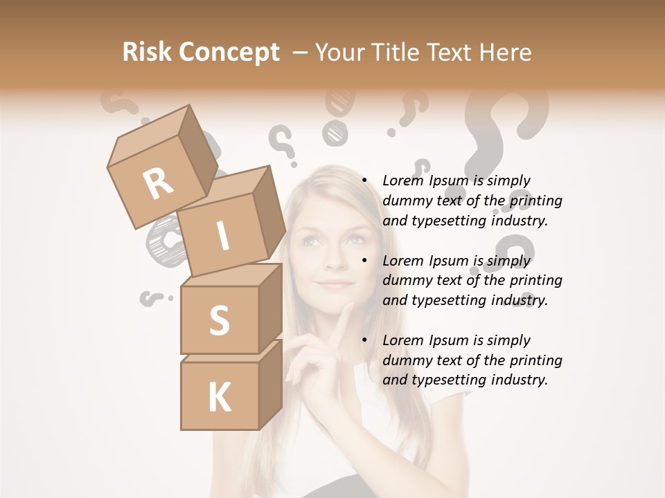 White Making Achievement PowerPoint Template